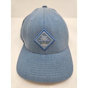 Travis Mathew Golf Hat FlexFit 110 One Ten Blue Patch Snapback Cap by Yupoong